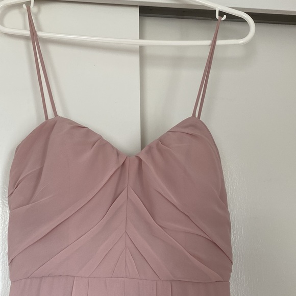 Levkoff Blush Pink Bridesmaids dress - Picture 3 of 7